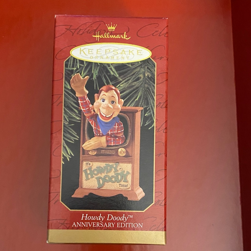 Hallmark Keepsake Howdy Doody Ornament - Red and Brown